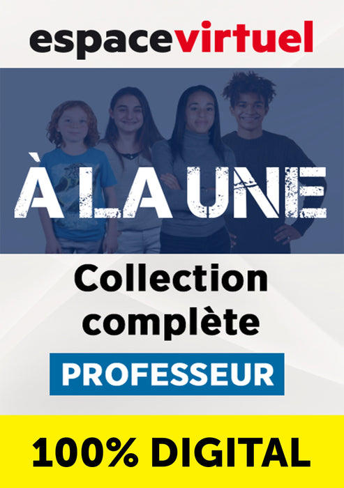 ÌÛ LA UNE COLLECTION COMPLÌäTE-PROFESSEUR