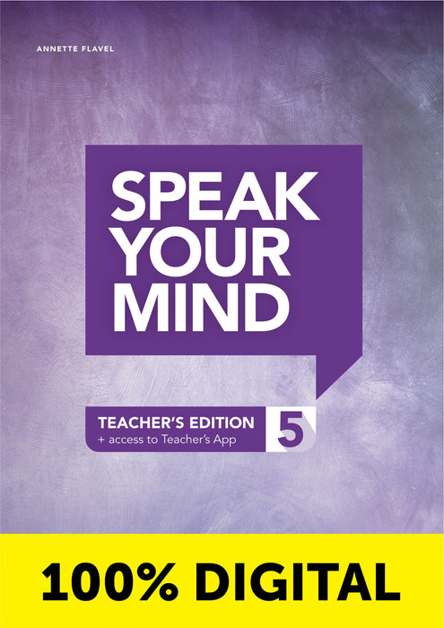 SPEAK YOUR MIND TEACHER'S EDITION WITH-APP-5