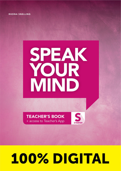 SPEAK YOUR MIND TEACHER'S EDITION WITH-APP-ST